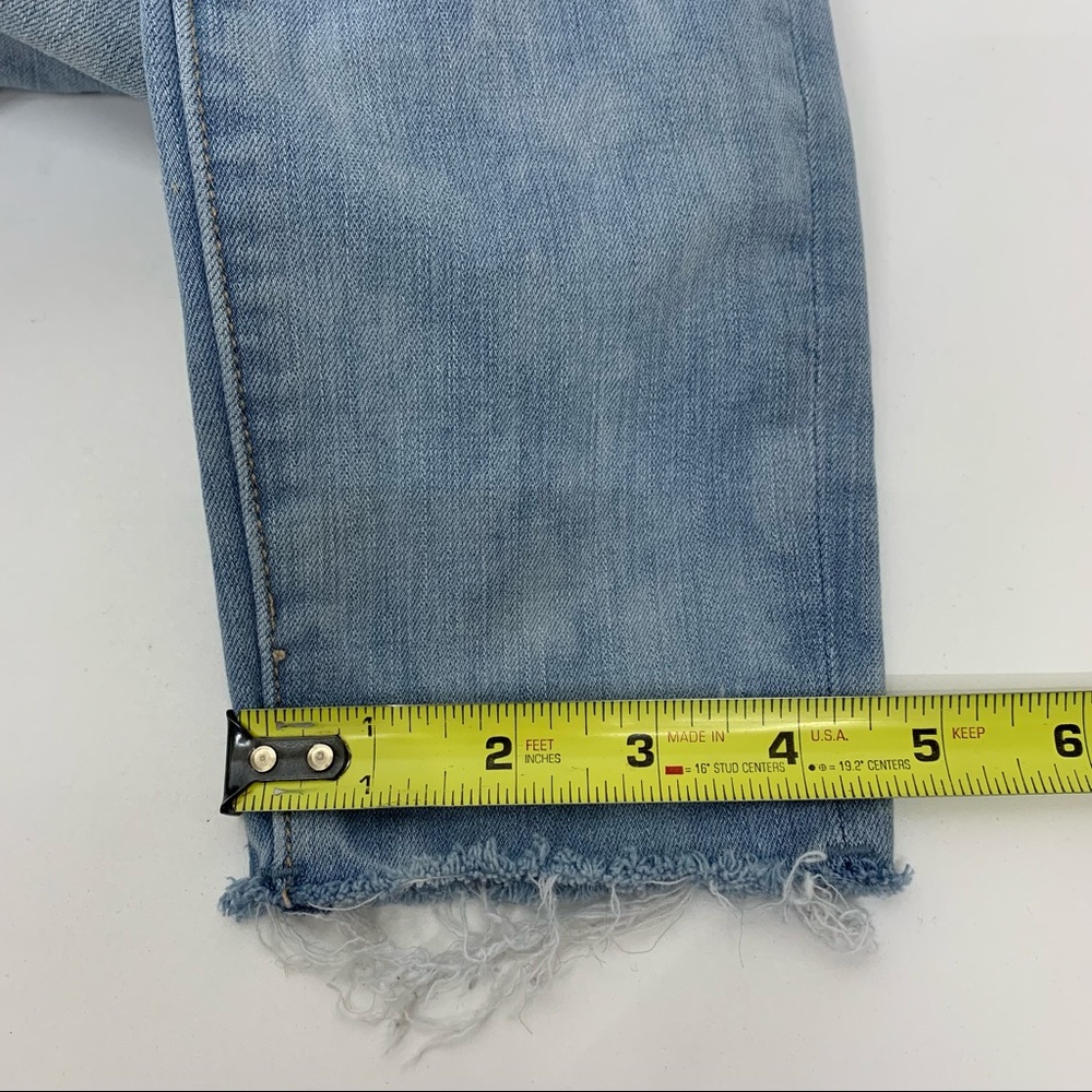 American Eagle Distressed 360° Super Stretch Skinny Jean Jeggings Light Wash 6 - Picture 16 of 16